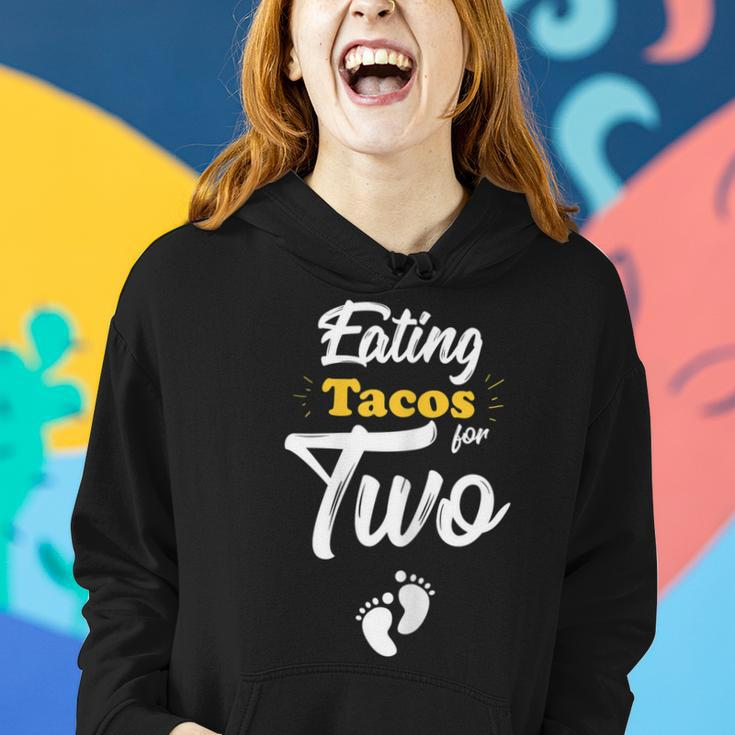 Due In May Pregnancy Eating Tacos For Two Gift For Womens Women Hoodie Gifts for Her