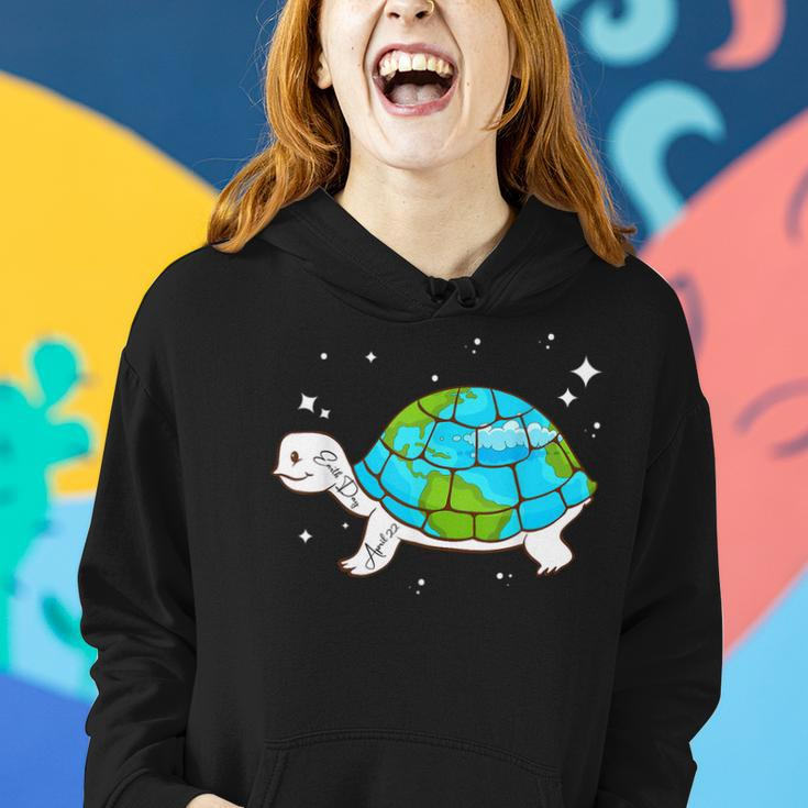 Earth Day 2023 Restore Save The Planet Earth Sea Turtle Women Hoodie Gifts for Her
