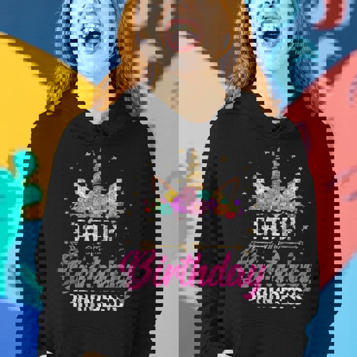 Einhorn Geburtstag Papa Des Geburtstags Mädchen Geschenk V3 Frauen Hoodie Geschenke für Sie