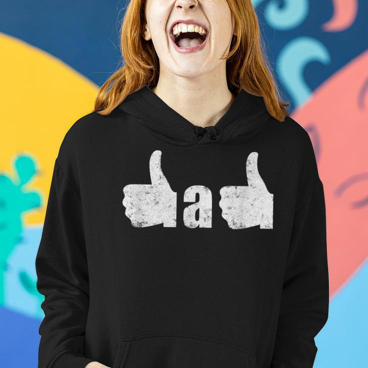 Fathers Day Thumbs Up Best Dad Ever Fathers Day Gift  Women Hoodie Graphic Print Hooded Sweatshirt Gifts for Her