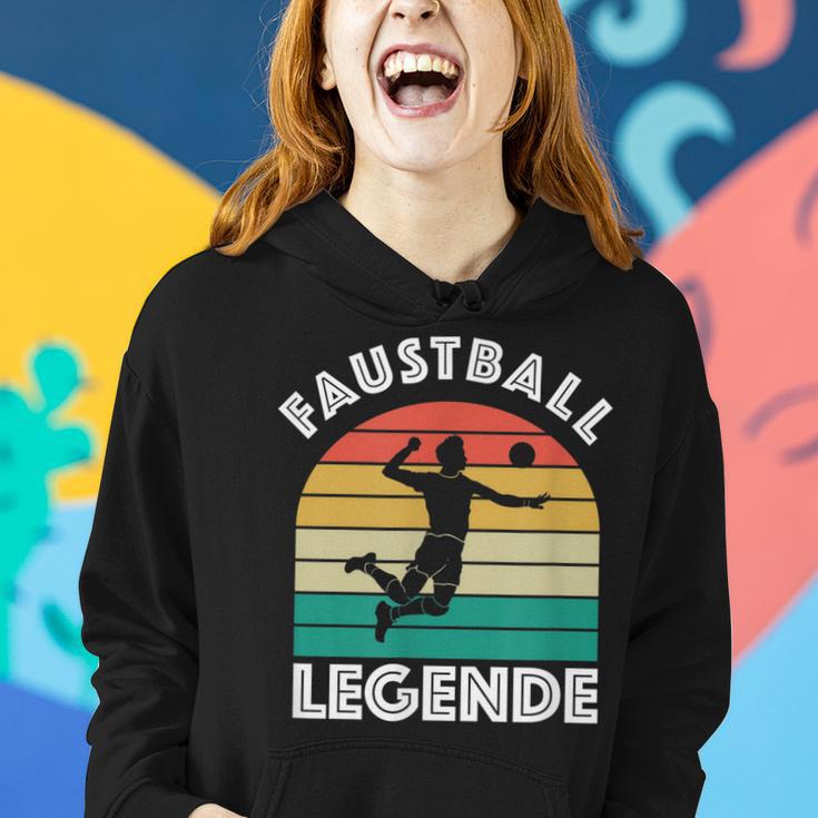 Faustball Legende Für Faustballer Faustballspieler Faustball Frauen Hoodie Geschenke für Sie