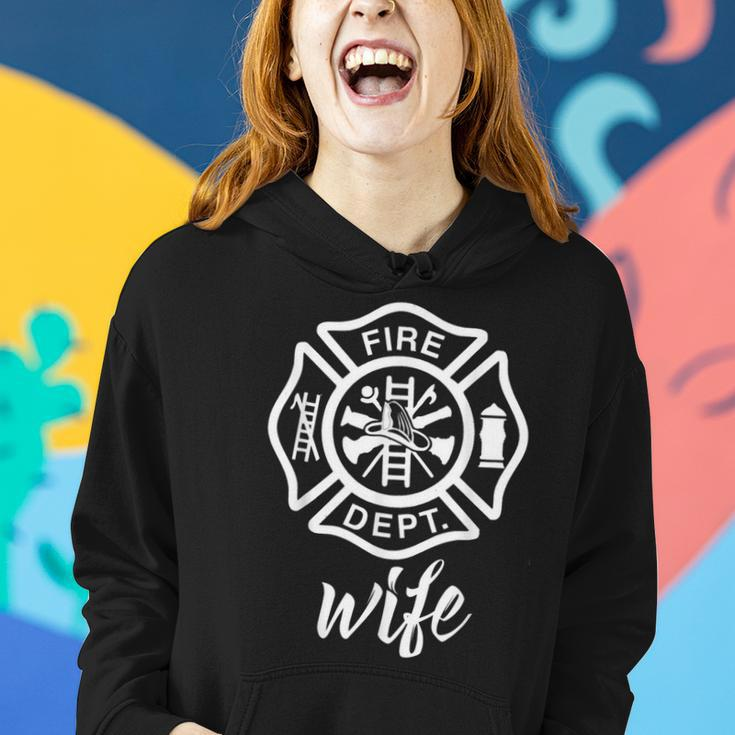 Fire Fighters Wife - Firefighter Women Hoodie Gifts for Her