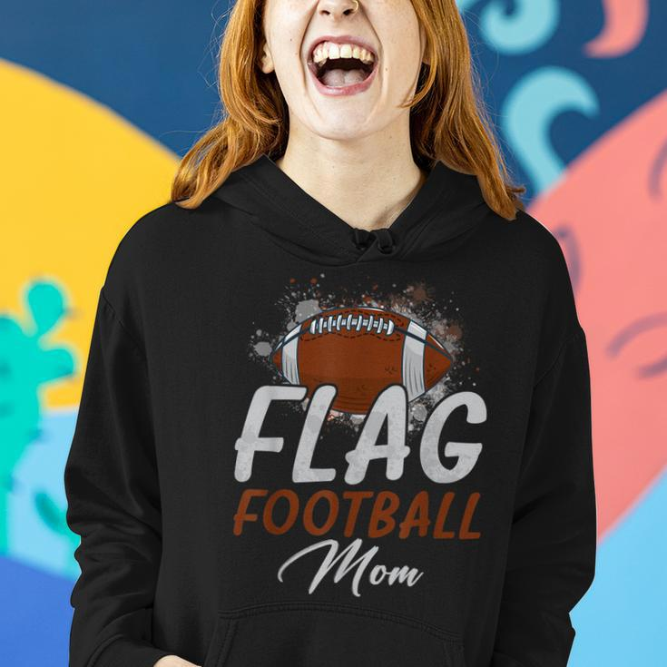 Flag Football Mom Proud Mom Of Ballers Fathers Day Women Hoodie Gifts for Her