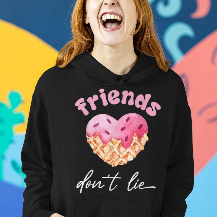 Friends Dont Lie Waffle Lovers Women Hoodie Gifts for Her