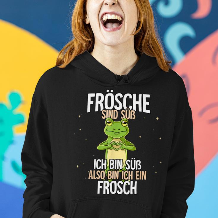 Frösche Sind Süß Frosch Frauen Hoodie Geschenke für Sie