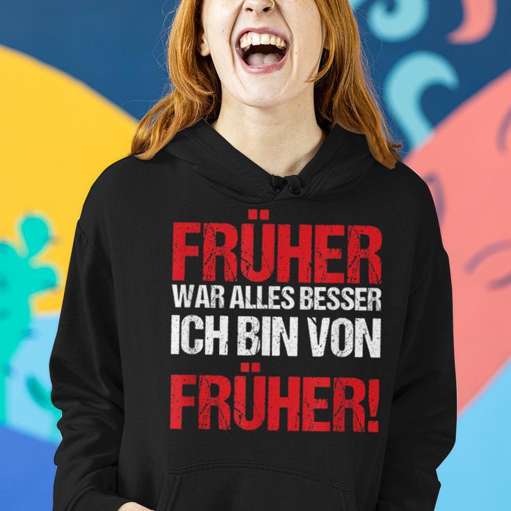 Früher War Alles Besser Generation 90Er Vintage Geschenk Frauen Hoodie Geschenke für Sie