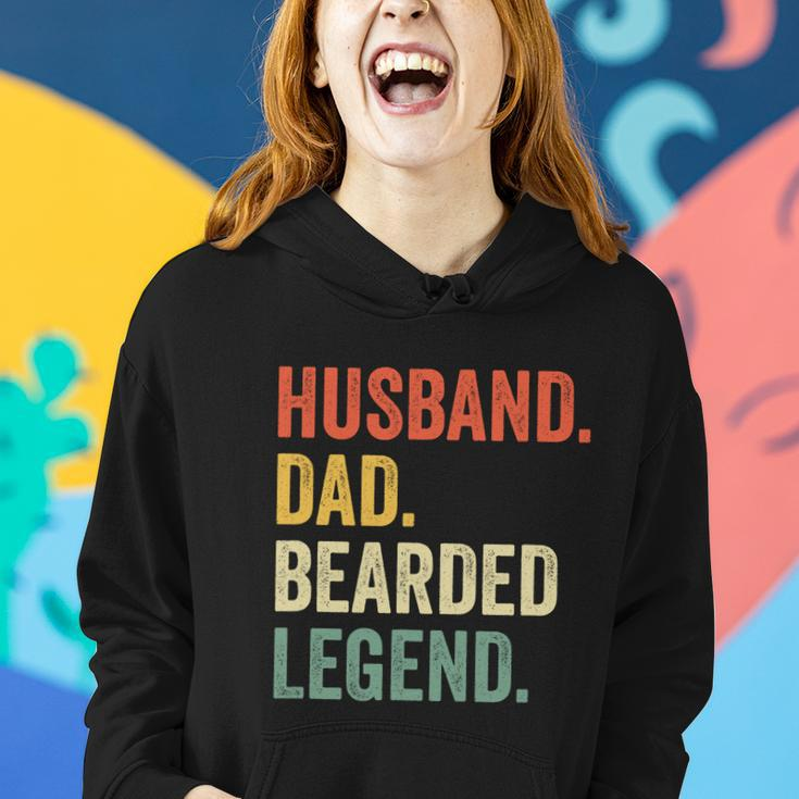 Funny Gift For Mens Funny Bearded Husband Dad Beard Legend Vintage Gift Women Hoodie Gifts for Her