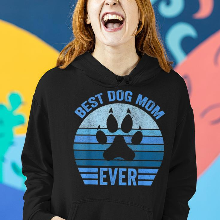 Funny Mothers Day Best Dog Mom Ever Cute Son Daughter Women Hoodie Gifts for Her