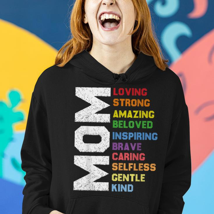 Funny Mothers Day Mom Loving Strong Amazing Mothers Day Women Hoodie Gifts for Her