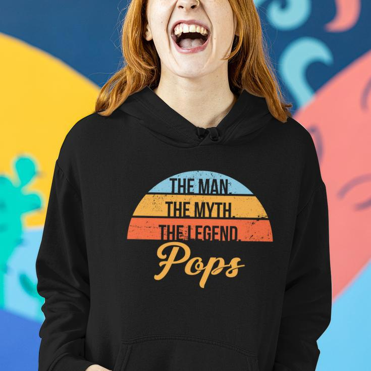 Funny Pops The Man The Myth The Legend 1 Women Hoodie Gifts for Her