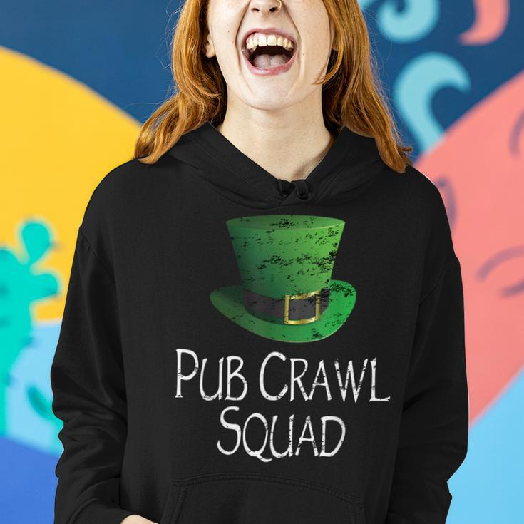 Funny Pub Crawl Squad St Patricks Day Drinking Men Women Women Hoodie Gifts for Her