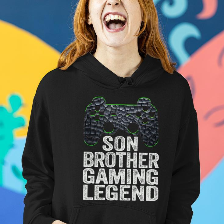 Gaming Funny Gift For Teenage Boys Cute Gift Son Brother Gaming Legend Gift Women Hoodie Gifts for Her