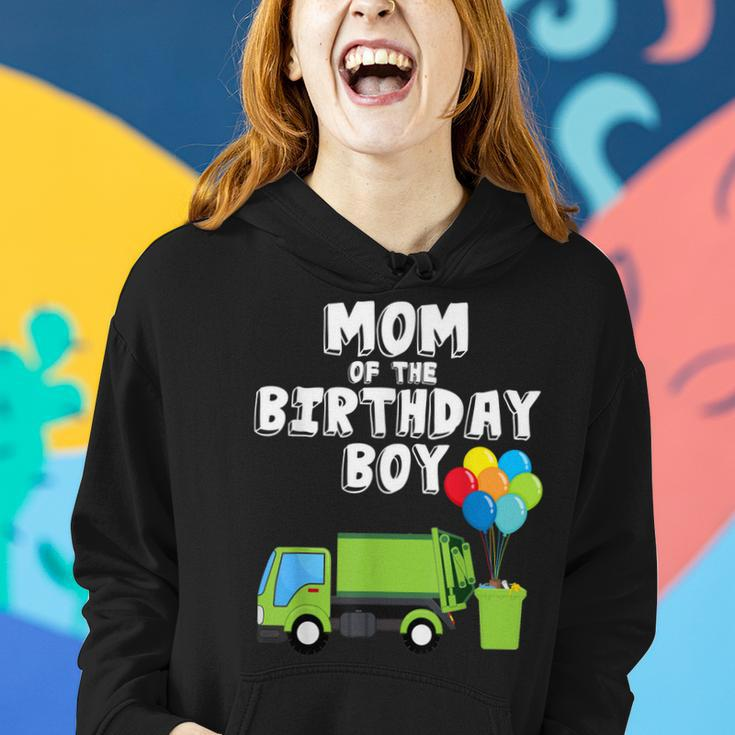 Garbage Truck Mom Birthday Boy Balloons Birthday Party Women Hoodie Gifts for Her