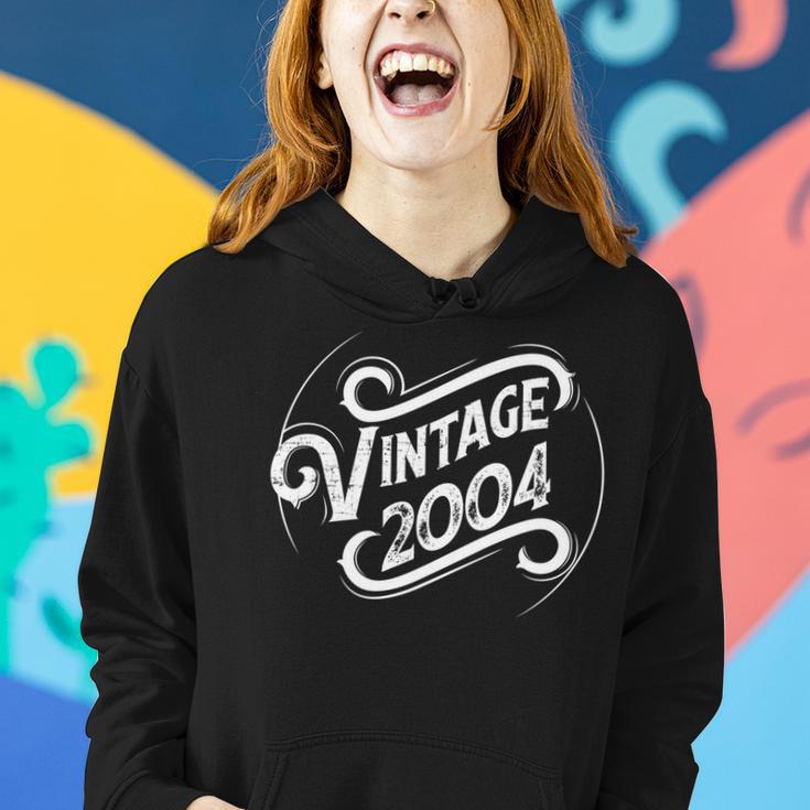 Geburtstag Vintage 2004 Frauen Hoodie Geschenke für Sie