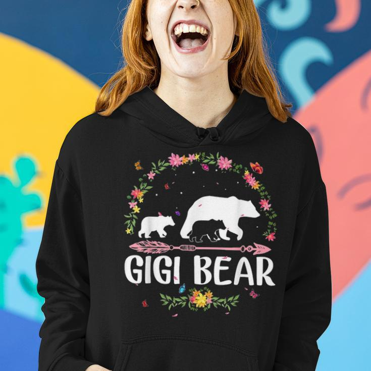 Gigi Bear Flowers Matching Family Bear Mothers Day Gift V2 Women Hoodie Gifts for Her