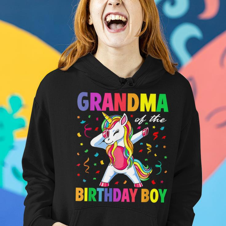 Grandma Of The Birthday Party Gifts Boys Dabbing Unicorn Women Hoodie Gifts for Her