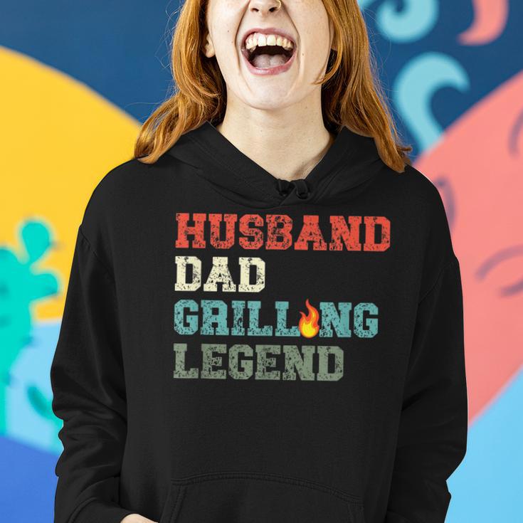 Grillen Bbq Vater Husband Grill Dad Legend Frauen Hoodie Geschenke für Sie