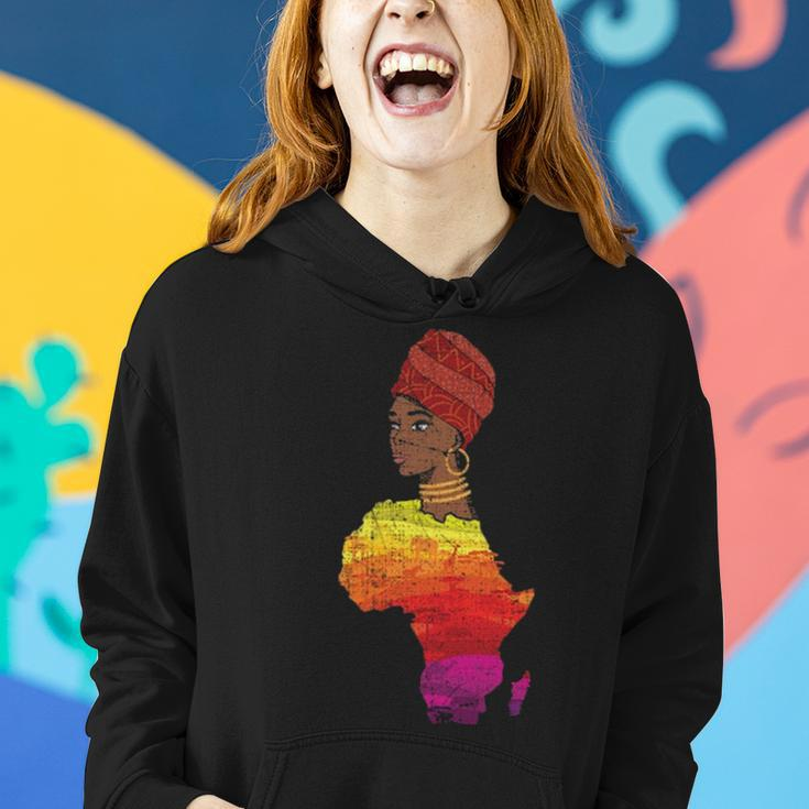 Grunge Black History Month Africa Mother Goddess Queen Women Hoodie Gifts for Her