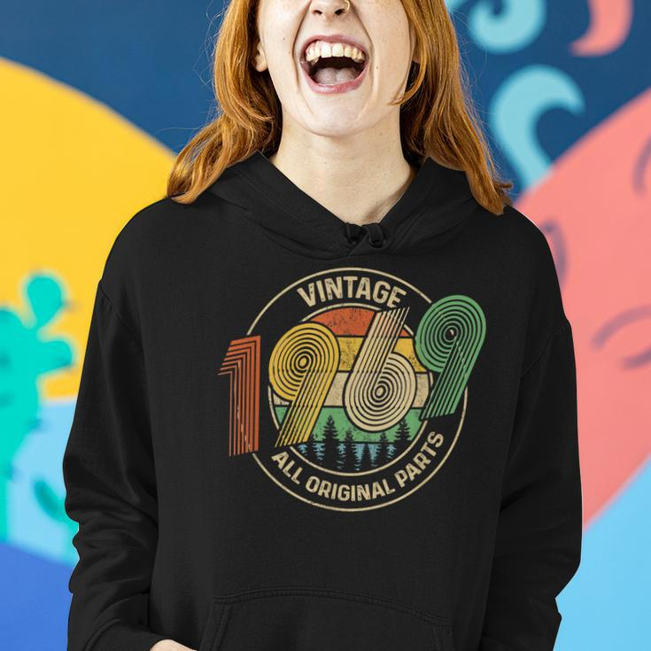 Happy 50Th Birthday With Retro Vintage 1969 Women Hoodie Gifts for Her