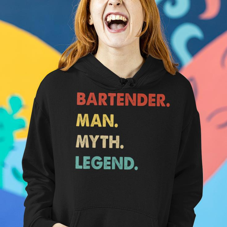 Herren Barkeeper Mann Mythos Legende Frauen Hoodie Geschenke für Sie