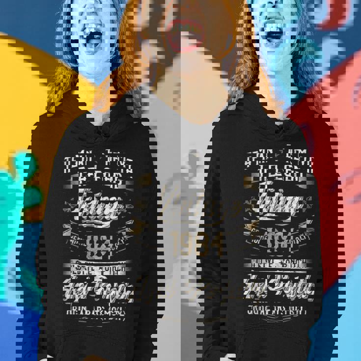 Herren Hoodie 39. Geburtstag, Vintage 1984, Mann Mythos Legende Geschenke für Sie