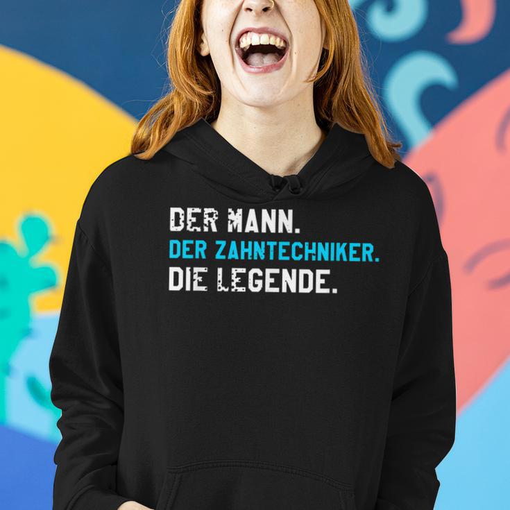 Herren Hoodie Zahntechniker Legende, Zahnprothetiker Bekleidung Geschenke für Sie