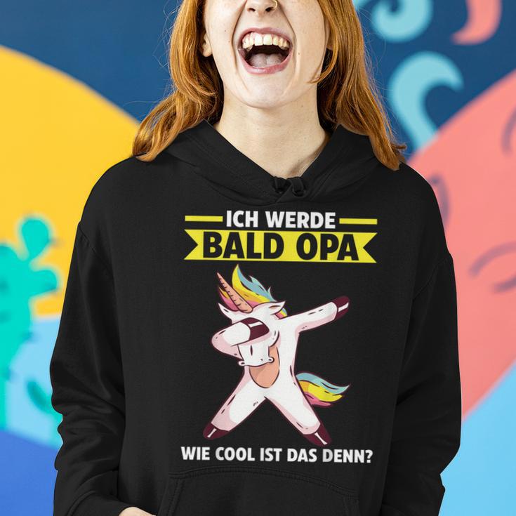 Herren Ich Werde Bald Opa V2 Frauen Hoodie Geschenke für Sie