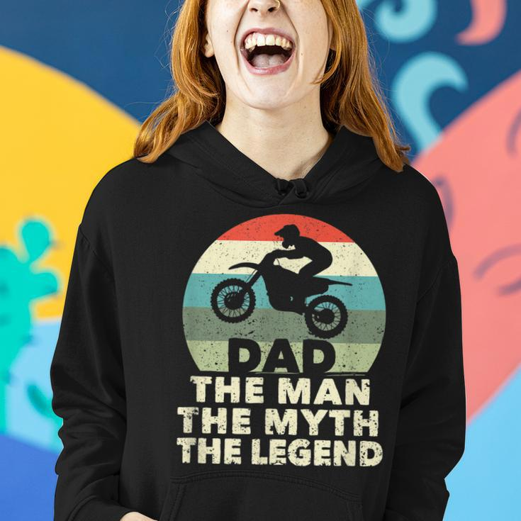 Herren Motocross MX Rider Dad Hoodie - Mann, Mythos, Legende Geschenke für Sie