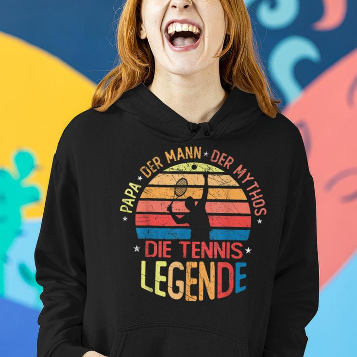 Herren Papa Tennis Legende Hoodie, Retro Design für Tennisspieler Geschenke für Sie