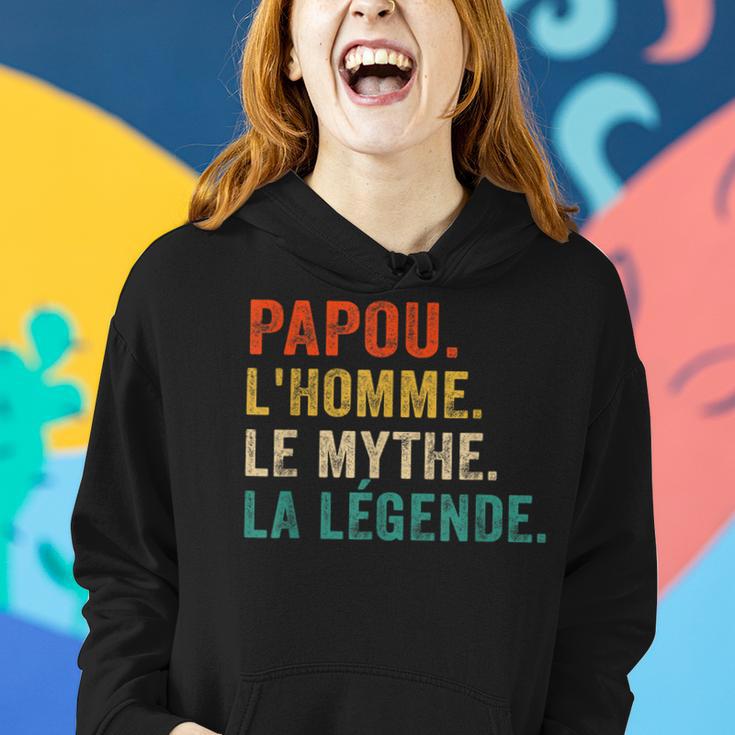 Herren Papou Lhomme Le Mythe Legende Vintage Papou Frauen Hoodie Geschenke für Sie