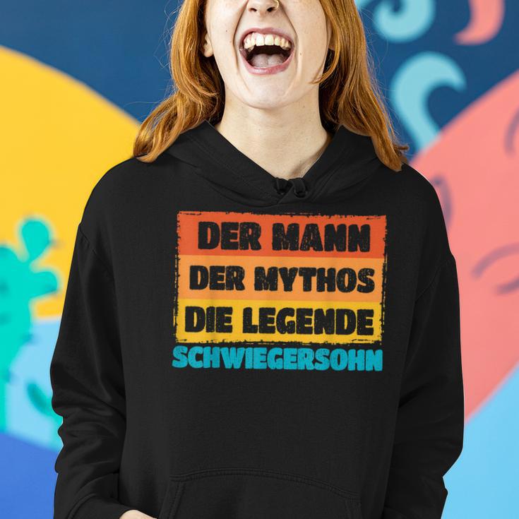 Herren Schwiegersohn Der Mann Der Mythos Die Legende Geschenk Frauen Hoodie Geschenke für Sie