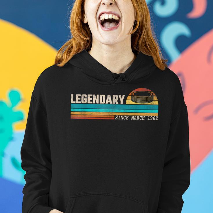 Hockeyspieler Legende Seit März 1962 Geburtstag Frauen Hoodie Geschenke für Sie