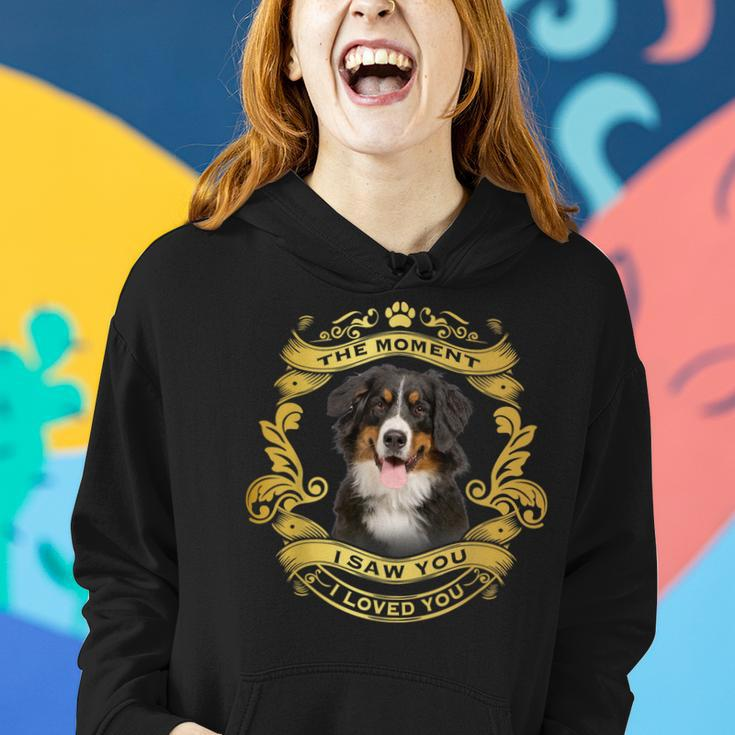 Hunde-Motiv Schwarz Hoodie mit Liebevoller Botschaft, Tierfreund Design Geschenke für Sie