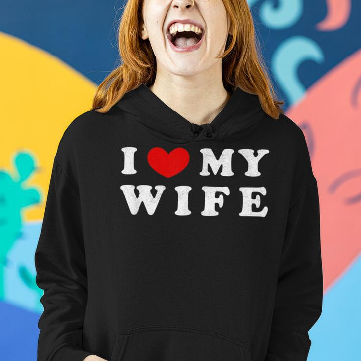 I Heart My Wife I Love My Wife Women Hoodie Gifts for Her
