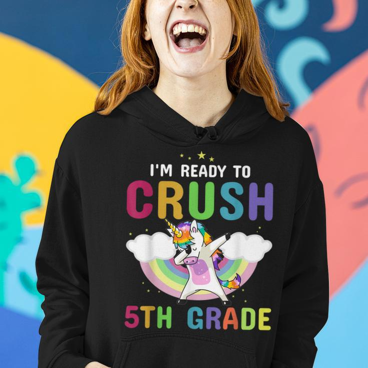 Ich Bin Bereit Einhorn-Kinder Der 5 Klasse Zurück In Die Frauen Hoodie Geschenke für Sie