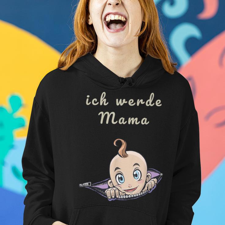 Ich Werde Mama Schwangerschaft Ich Bin Schwanger Frauen Hoodie Geschenke für Sie