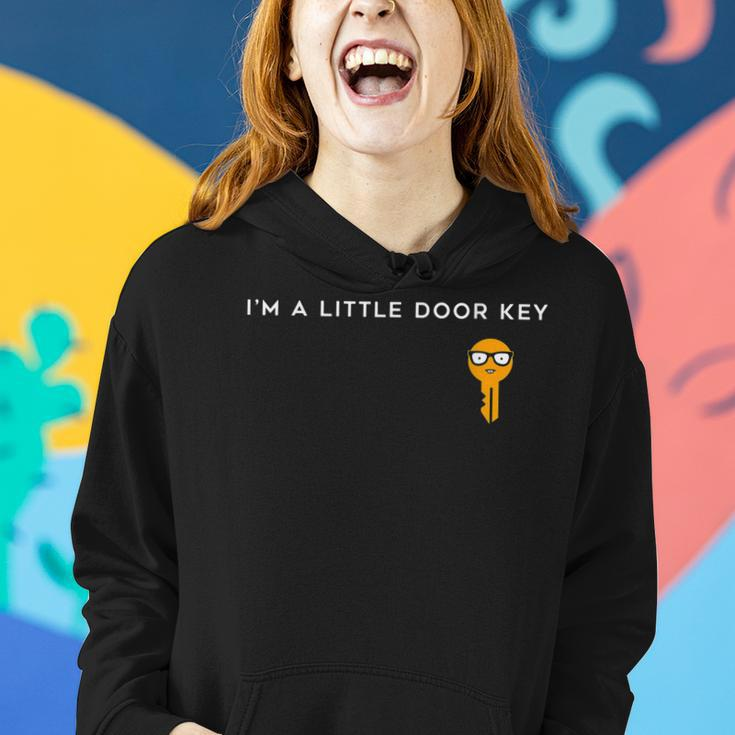 Im A Little Door Key Nerdy Bad Dorky Mom Dad Funny Costume Women Hoodie Gifts for Her