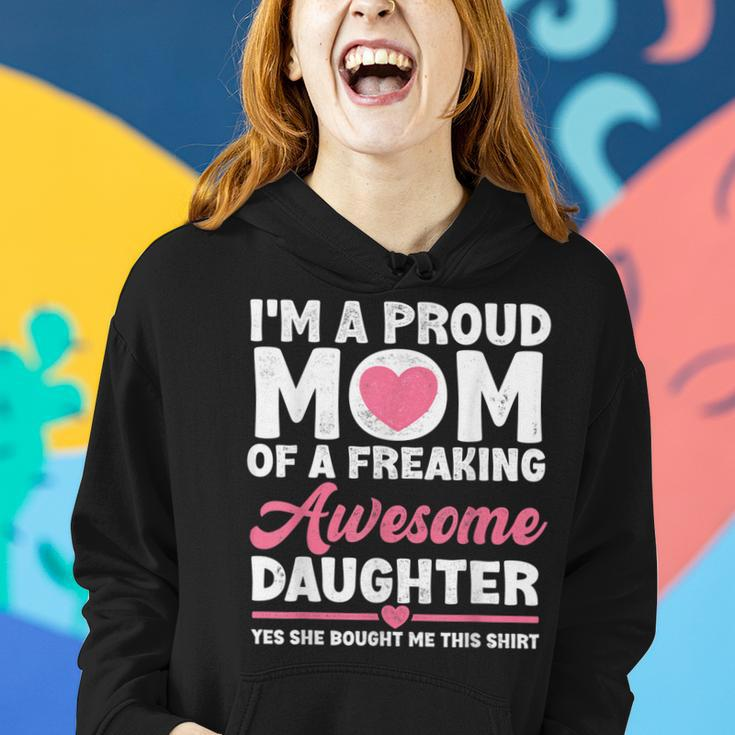 Im A Proud Mom From Daughter Funny Mothers Day Women Hoodie Gifts for Her