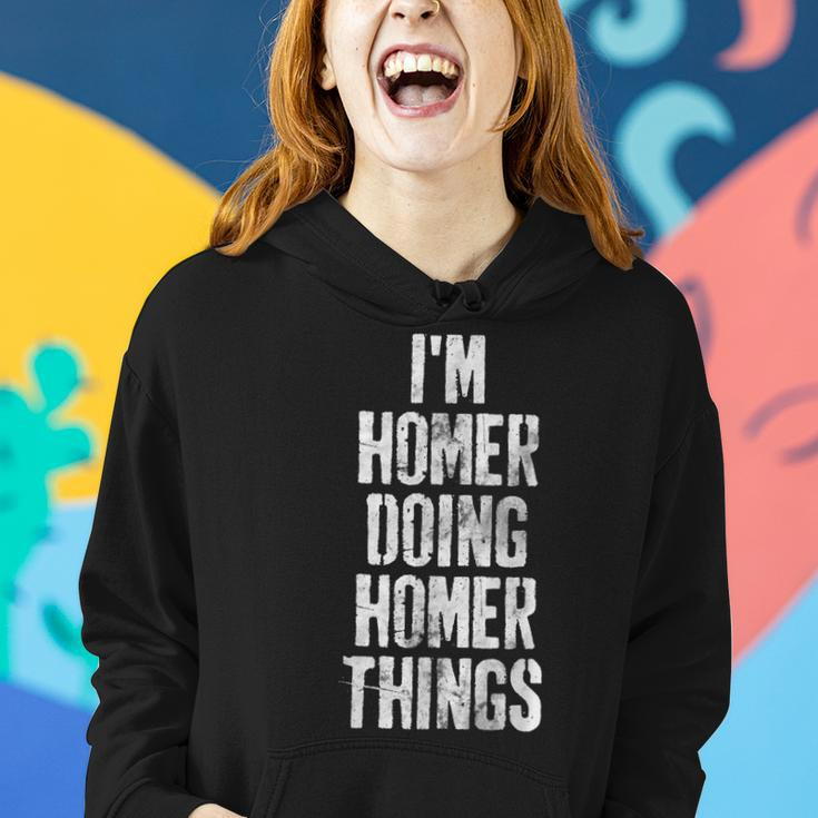 Im Homer Doing Homer Things Personalized First Name Women Hoodie Gifts for Her