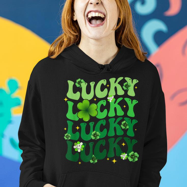 Irish Lucky Shamrock Green Clover St Patricks Day Patricks Women Hoodie Gifts for Her