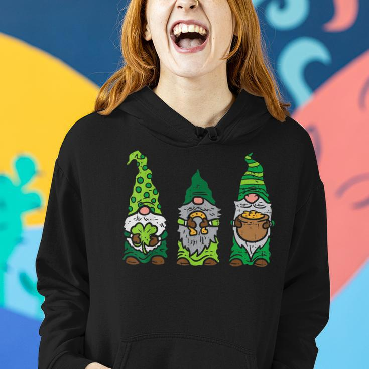 Irish Nordic Gnomes Tompte Nisse Leprechauns St Patricks Day Women Hoodie Gifts for Her