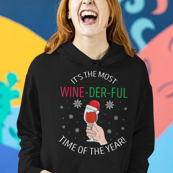 Its The Most Wine-Der-Ful Time Of The Year Lustiges Geschenk Frauen Hoodie Geschenke für Sie