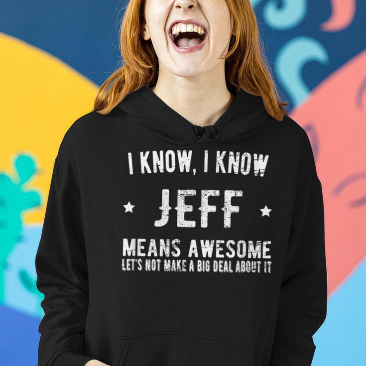 Jeffrey Bedeutet Genial Perfekter Bester Jeff Hoodie Geschenke für Sie