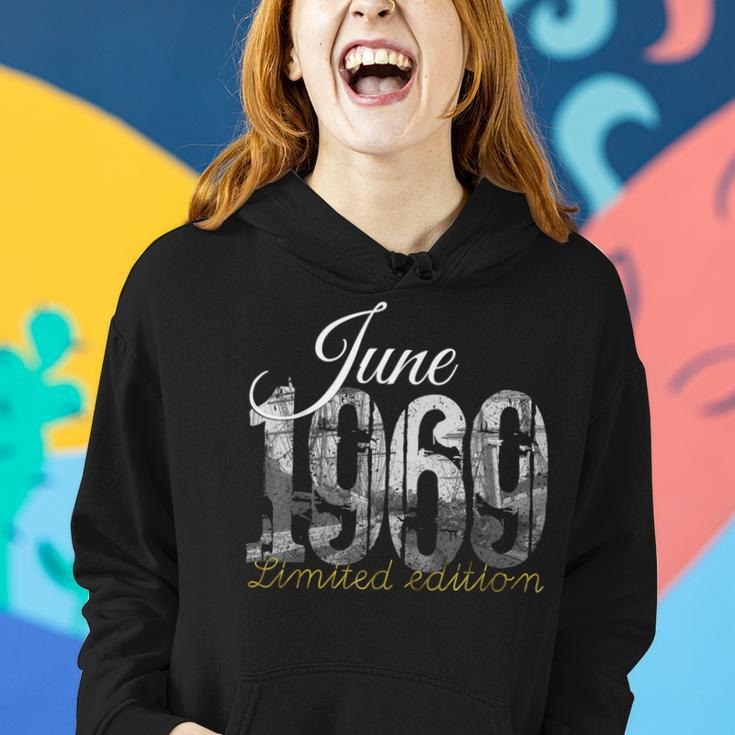 June 1969 50 Year Old 1969 50Th Birthday Gift Women Hoodie Gifts for Her