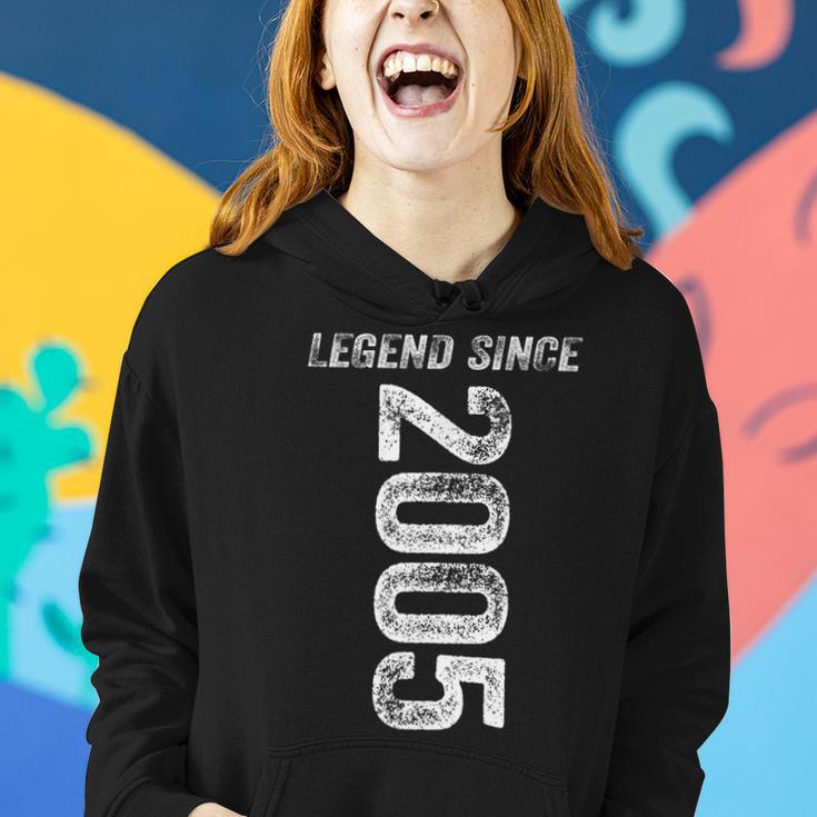 Legend Since 2005 Geburtstag Geschenke Legendär Seit 2005 Frauen Hoodie Geschenke für Sie