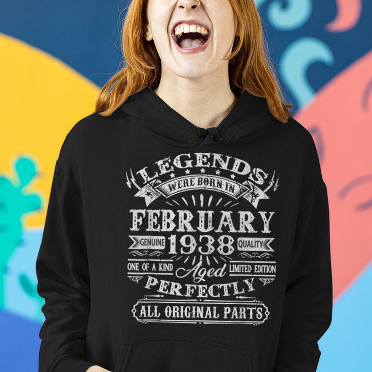 Legenden 1938 Geboren - 85 Geburtstag Mann V5 Hoodie für Februar Helden Geschenke für Sie