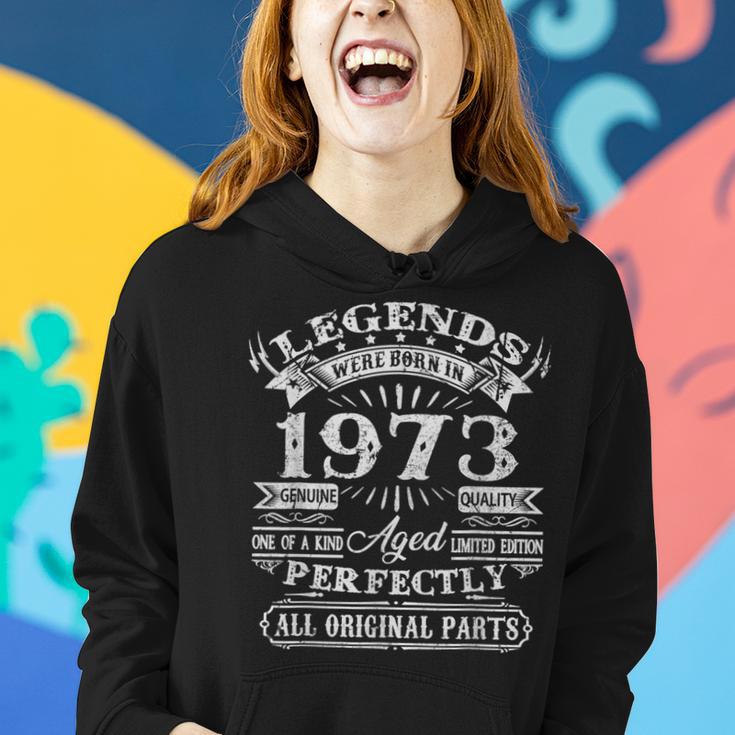 Legenden 1973 Geburtstag Hoodie, 50. Jubiläumsgeschenk für Männer Geschenke für Sie