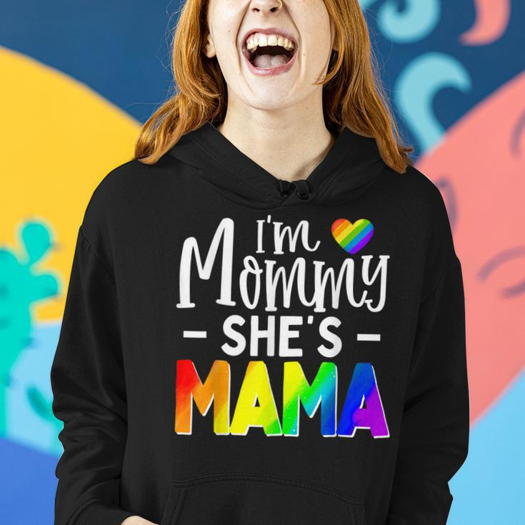 Lesbian Mom Gift Gay Pride Im Mommy Shes Mama Lgbt Women Hoodie Gifts for Her