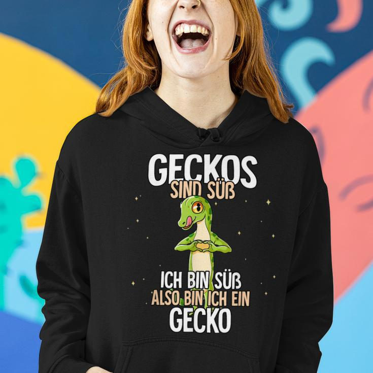 Lustiges Gecko Hoodie mit Geckos sind süß Spruch, Niedliche Tierliebhaber Tee Geschenke für Sie