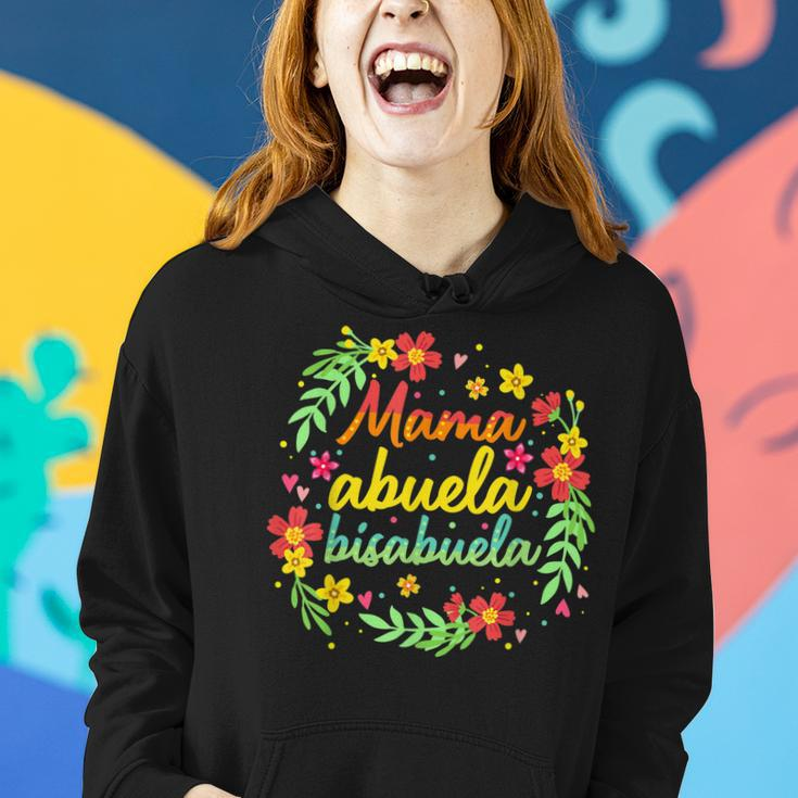 Mama Abuela Bisabuela Spanish Mothers Day Great Grandma Women Hoodie Gifts for Her